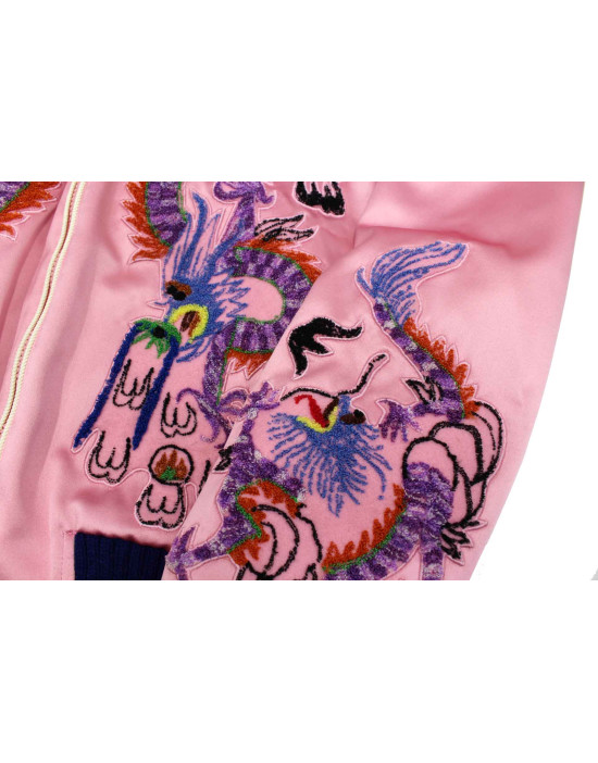 Gucci Bomber Seta Rosa