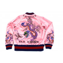 Gucci Bomber Seta Rosa