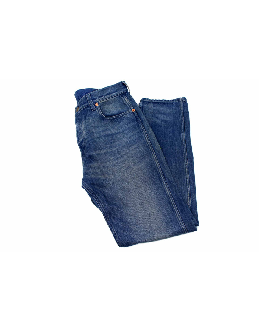 Gucci Jeans Tela Denim Blu