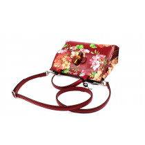 Gucci Flower Pelle Bordeaux