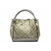 Burberry Shopping PVC Argento