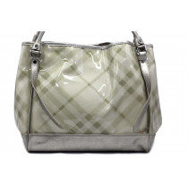 Burberry Shopping PVC Argento