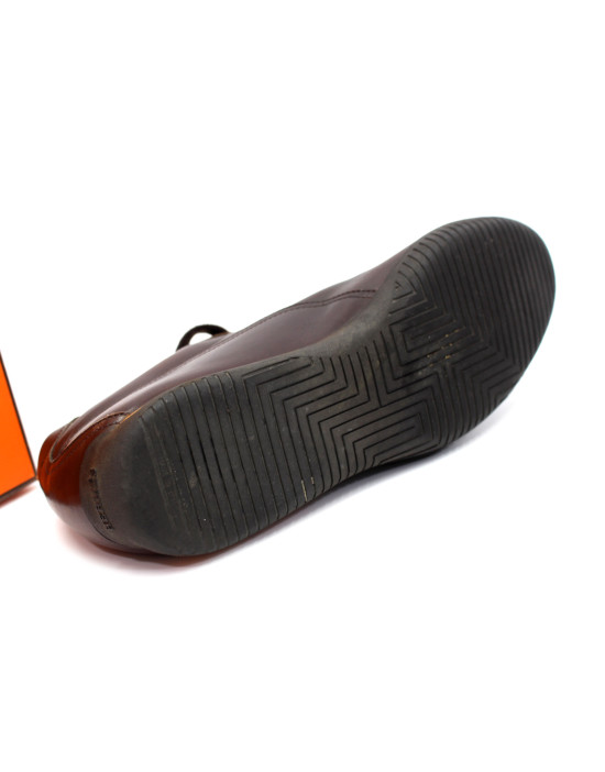 Hermes Sneakers Pelle Marrone