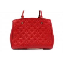 Louis Vuitton Montaigne MM Pelle Rossa