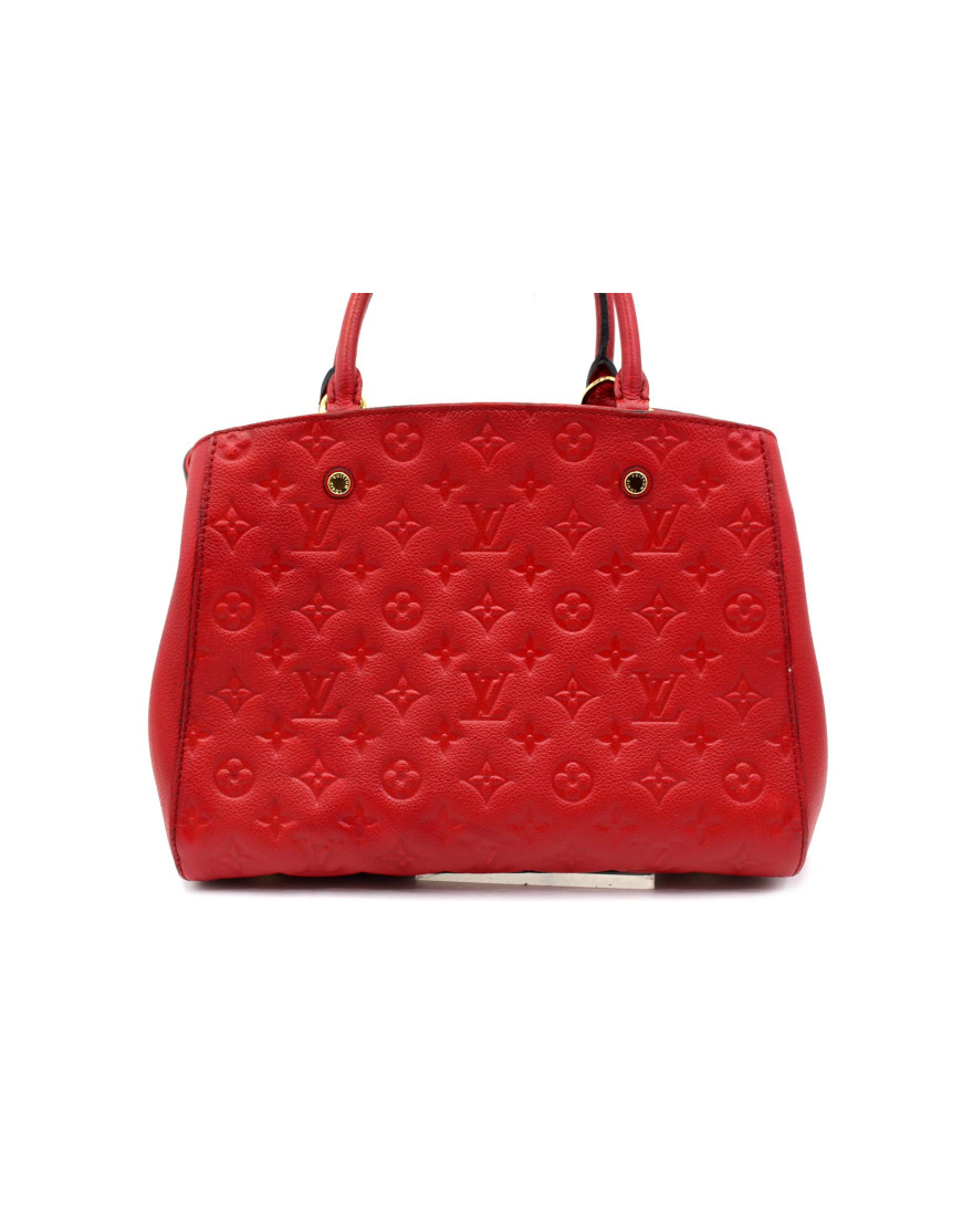 Louis Vuitton Montaigne MM Pelle Rossa