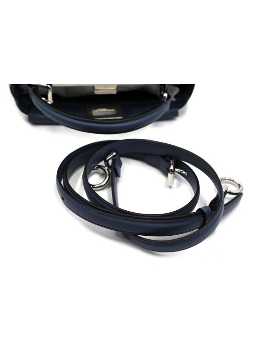 Fendi Peekaboo Pelle Bianca e Azzurra