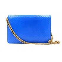 Balenciaga Pochette Pitone Blu