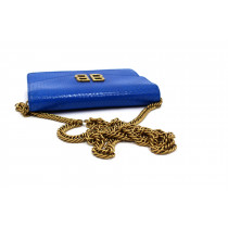 Balenciaga Pochette Pitone Blu