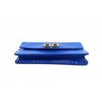 Balenciaga Pochette Pitone Blu