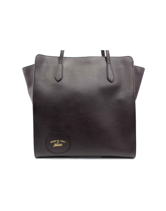 Gucci Tote Bag Pelle Marrone Scuro