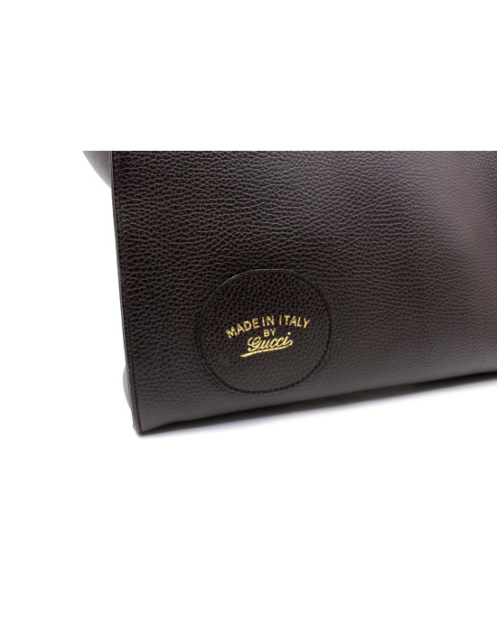 Gucci Tote Bag Pelle Marrone Scuro