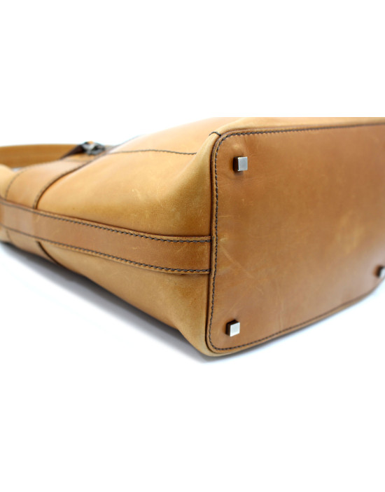 Gucci Tote Bag Vintage Pelle Cammello