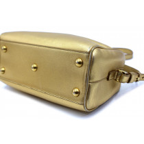 Saint Laurent Duffle Pelle Oro