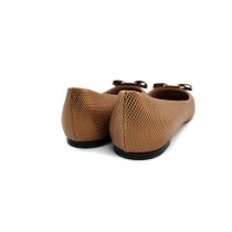 Ferragamo Ballerine Pelle Oro