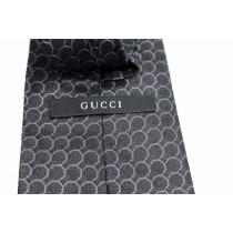 Gucci Cravatta Seta Grigia