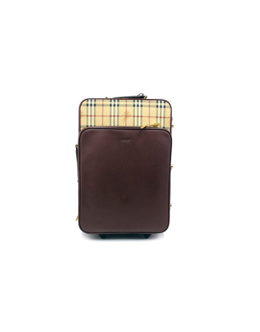 Burberry Trolley Pelle Marrone