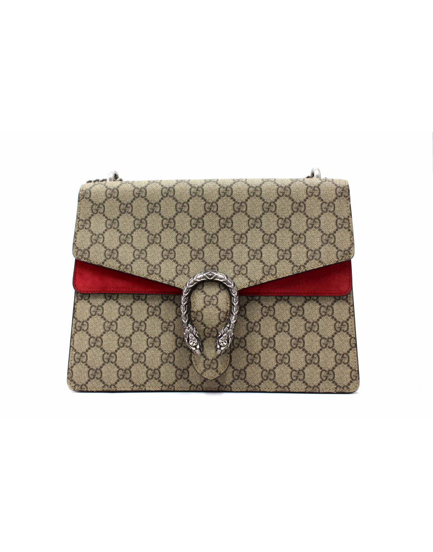 Gucci Dionysus GG Pelle Marrone e Rosso