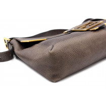 Fendi Baguette Maxi Pelle Tortora
