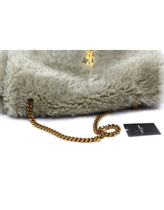 Saint Laurent Kate Medium Suede e Shearling Supple Reversible