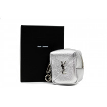 Saint Laurent Charm Pelle Argento