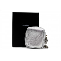 Saint Laurent Charm Pelle Argento