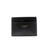 Saint Laurent Portacarte Pelle Nera