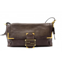 Fendi Baguette Maxi Pelle Tortora