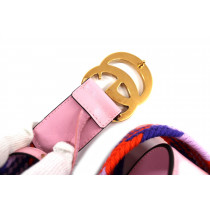 Gucci Cintura Marmont Tela e Pelle Multicolor