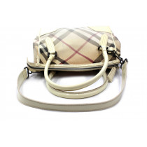 Burberry Shopping Pelle Bianca