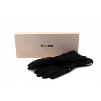 Miu Miu Guanti Nylon Nero