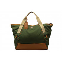 Prada Borsa da Viaggio Nylon Verde