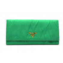 Prada Portafoglio Raso Verde