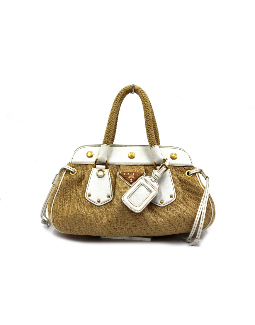 Prada Bauletto Corda Beige