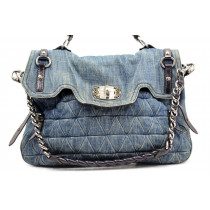 Miu Miu Shopping Denim Blu