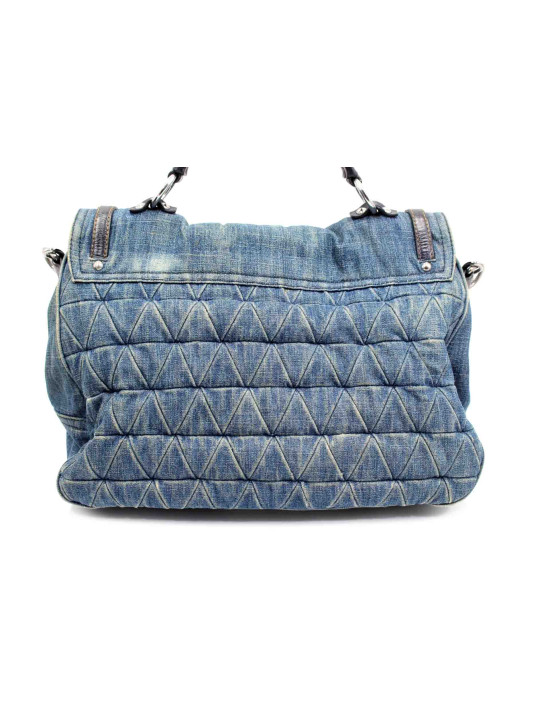 Miu Miu Shopping Denim Blu