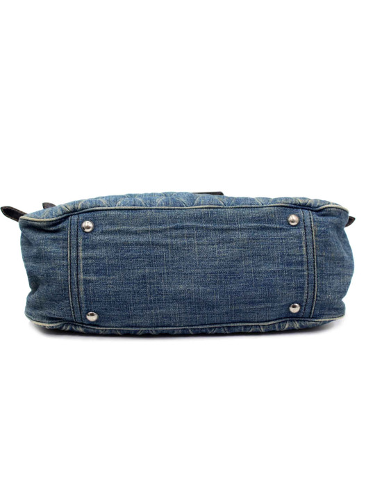 Miu Miu Shopping Denim Blu