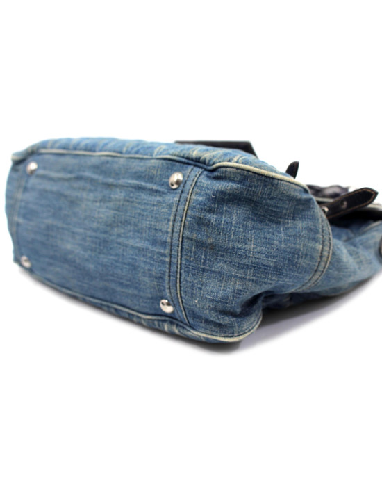 Miu Miu Shopping Denim Blu