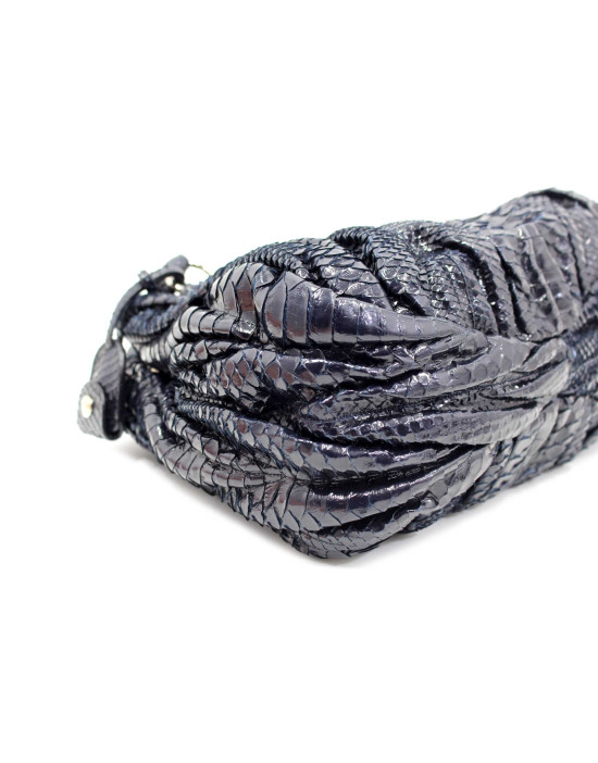 Miu Miu Shopping Lucertola Blu