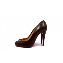 Louboutin Décolleté Pelle Marrone