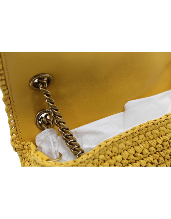 Saint Laurent Niki Medium Rafia