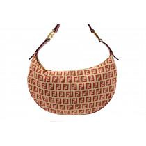 Fendi Hobo Zucca Beige e Rossa