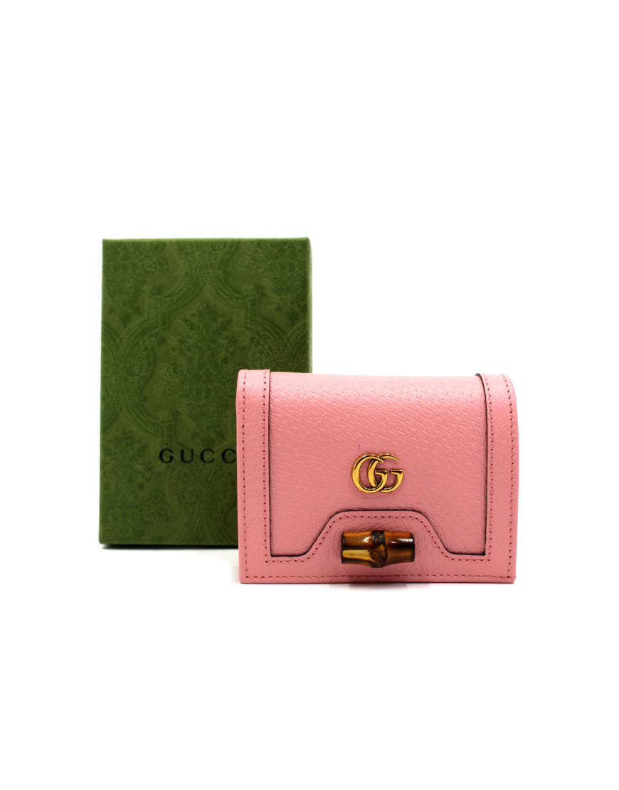 Gucci Portafoglio Pelle Rosa