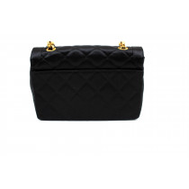 Chanel Vintage Raso di Seta Nero