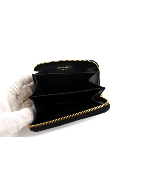 Saint Laurent Portafoglio Pelle Nera