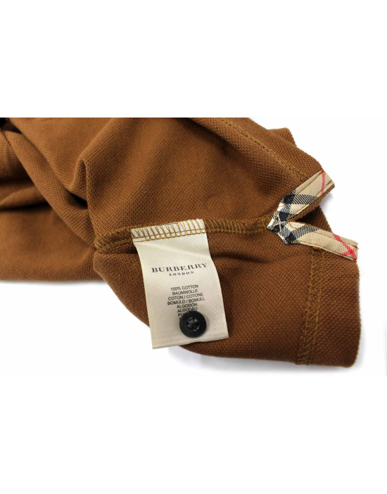 Burberry T-Shirt Cotone Marrone