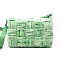 Bottega Veneta Cassette Cross Body Stoffa Verde