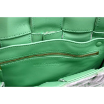 Bottega Veneta Cassette Cross Body Stoffa Verde