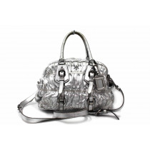 Prada Gauffre Pelle Silver