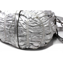 Prada Gauffre Pelle Silver