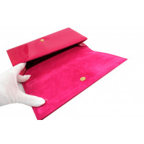 Saint Laurent Clutch Belle de Jour Vernis Fucsia